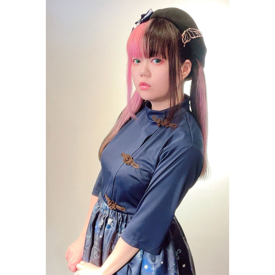 モリグチカ 半袖シノワズリトップス NV