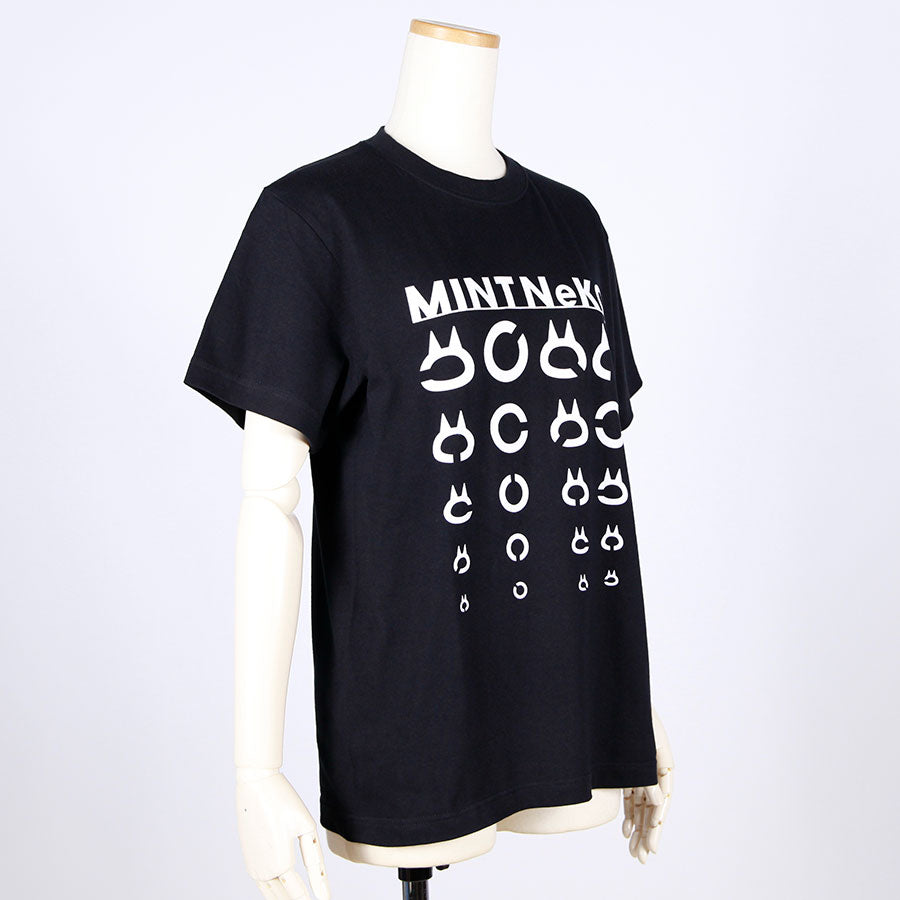 MINT NeKO Landolt ring T-shirt / BK・S