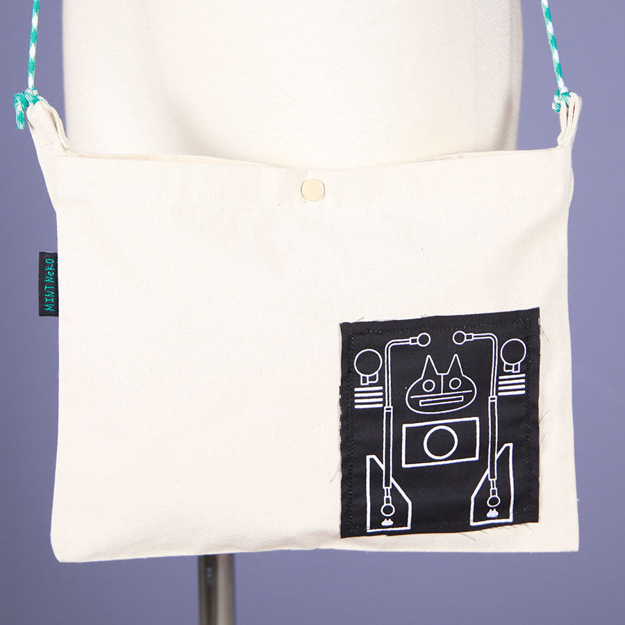 MINT NeKO Patch Sacoche / BEG-BL