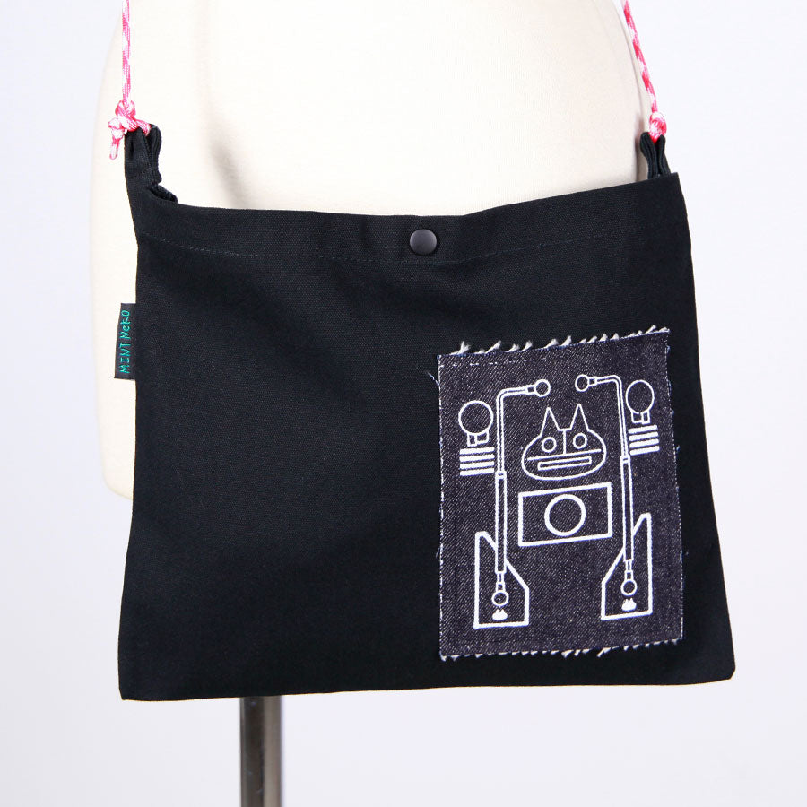 MINT NeKO Patch Sacoche / BK-RD