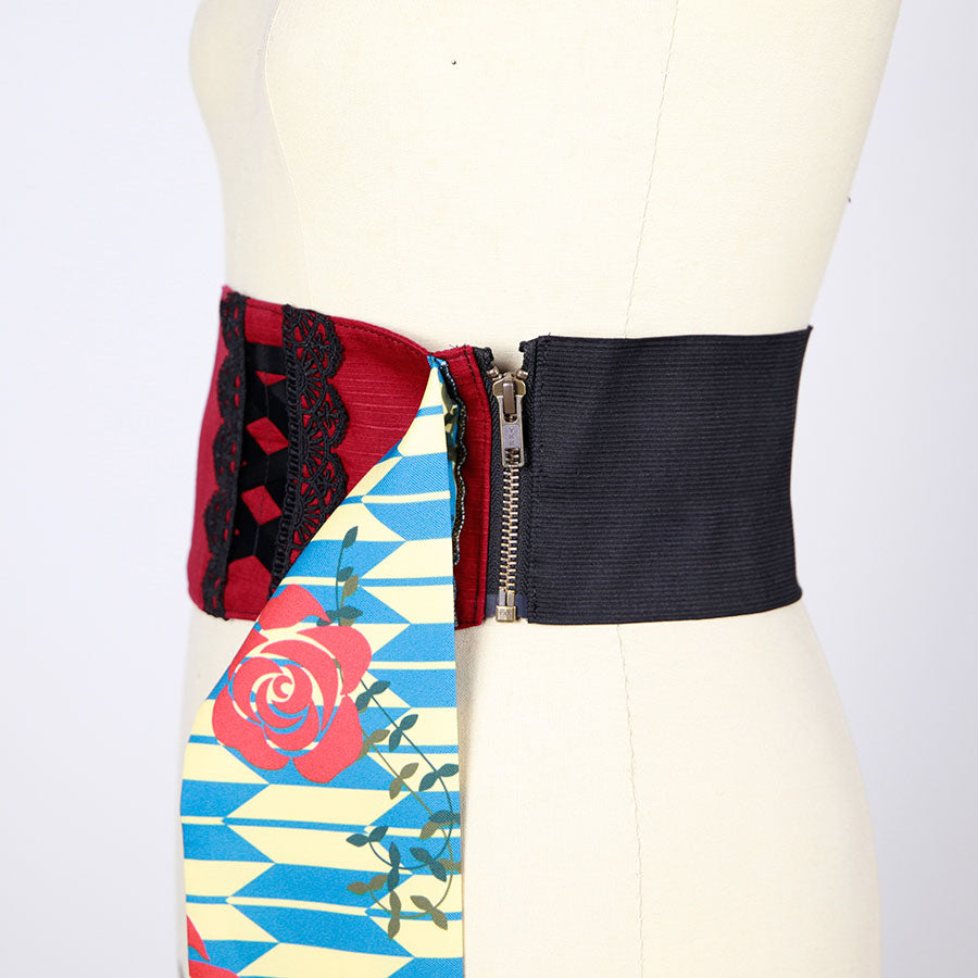 Moriguchika Exotic Romantic Obi Belt Plus Size / RD-YEL