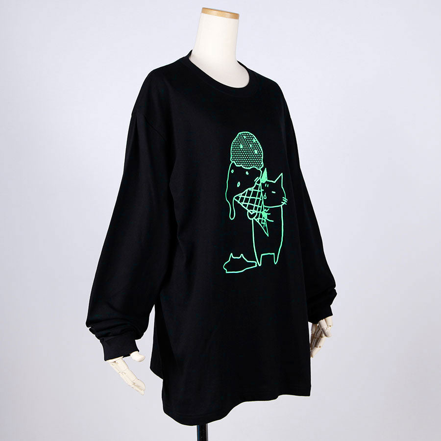 MINT NeKO アイスクリームロンT・XL