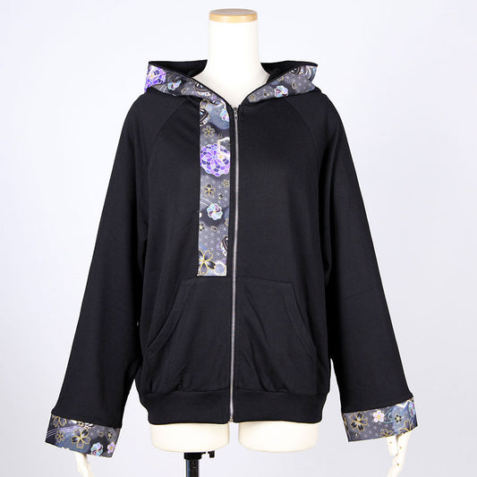gouk 薄手カットソーパーカー BK-YEL