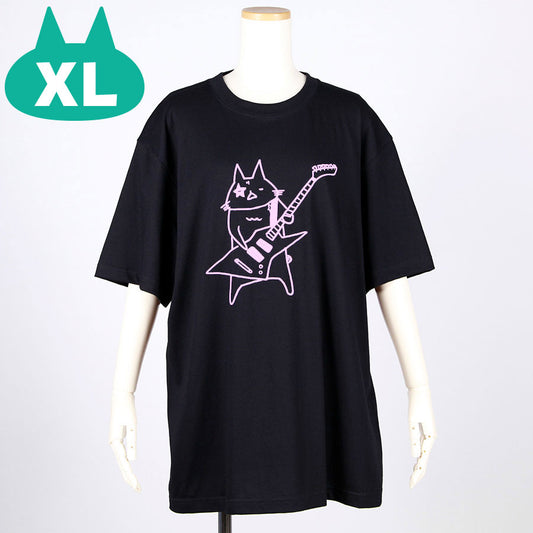 MINT NeKO ポールのTシャツ BK-PUR・XL