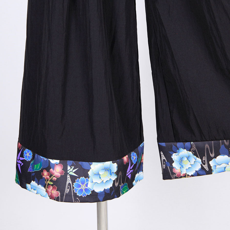 gouk スーパーワイドパンツ BK-BL