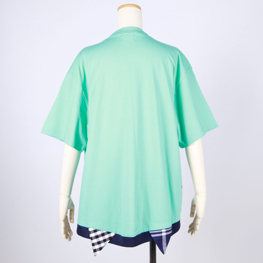 MINT NeKO Hand Printed Cat Ears Tops / D