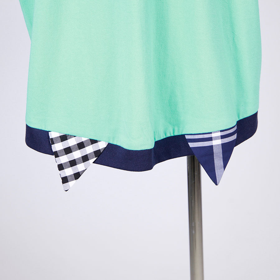 MINT NeKO Hand Printed Cat Ears Tops / D