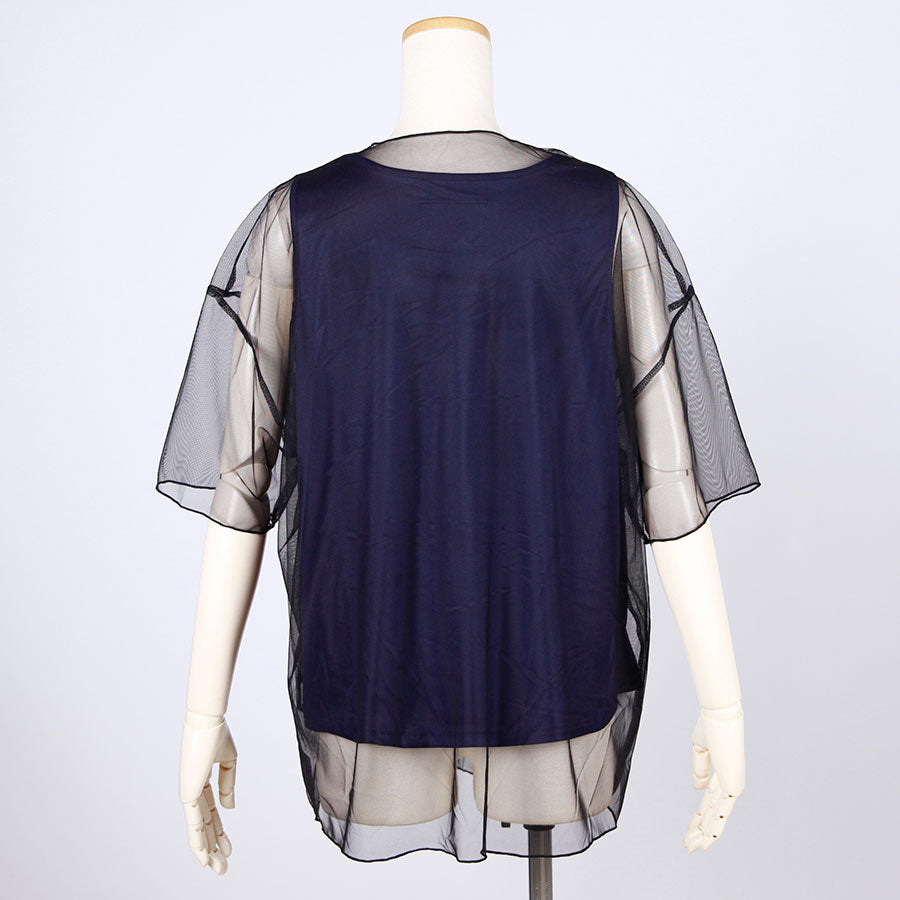 MINT NeKO See-through Layered Tops / D
