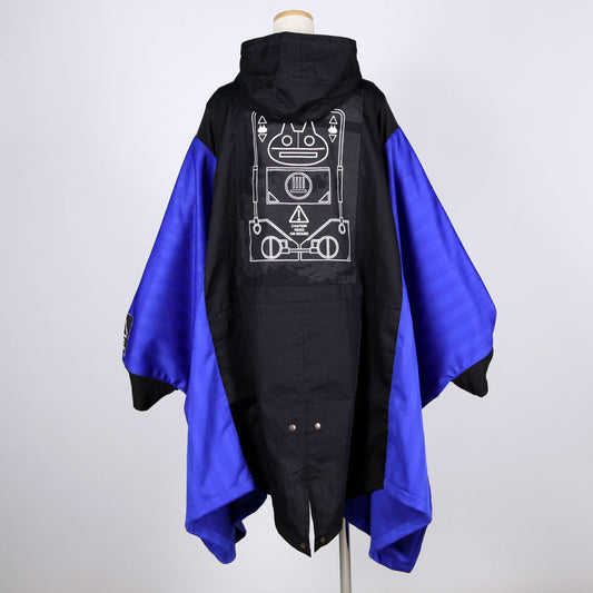 MINT NeKO ワイドモッズコート BK-BL