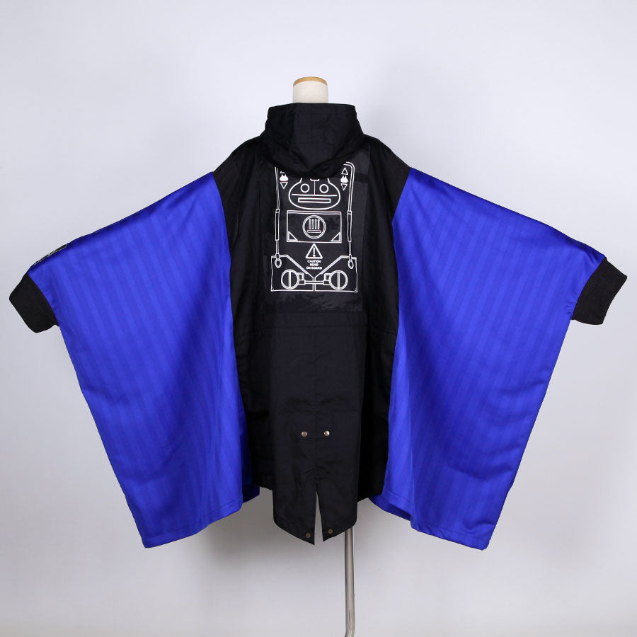 MINT NeKO ワイドモッズコート BK-BL