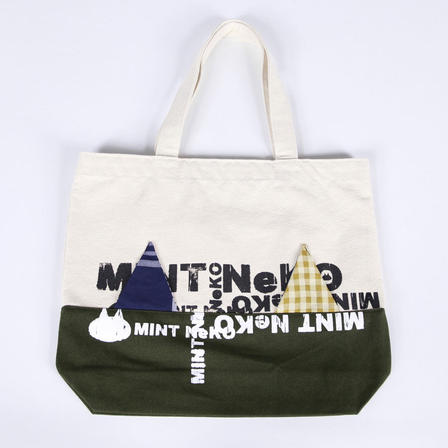 MINT NeKO パッチワークトートバッグ C