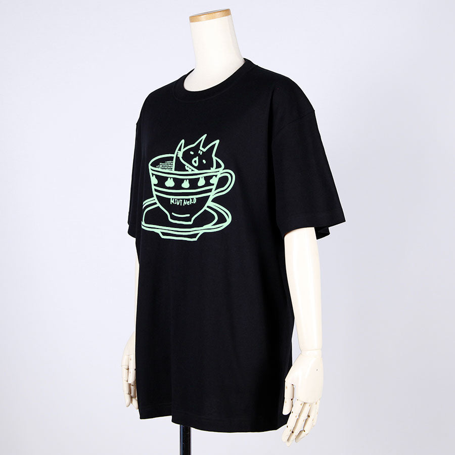 MINT NeKO ティーパーティーTシャツ・L
