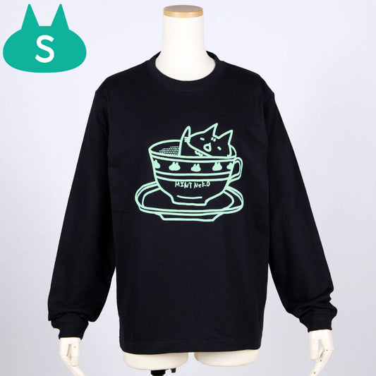 MINT NeKO Tea Party Long Sleeve T-shirt・S