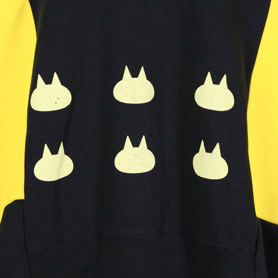 MINT NeKO パッチワークワイドパーカ C