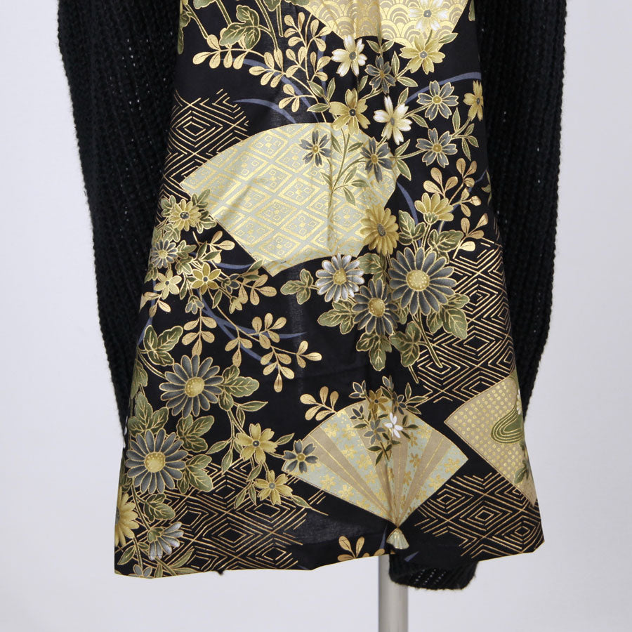 【一点物】TKg 暗闇扇子 ニットロングカーディガン