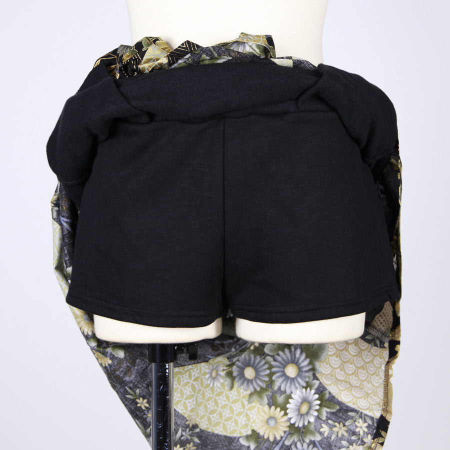 【一点物】TKg 暗闇扇子 膝丈スカート