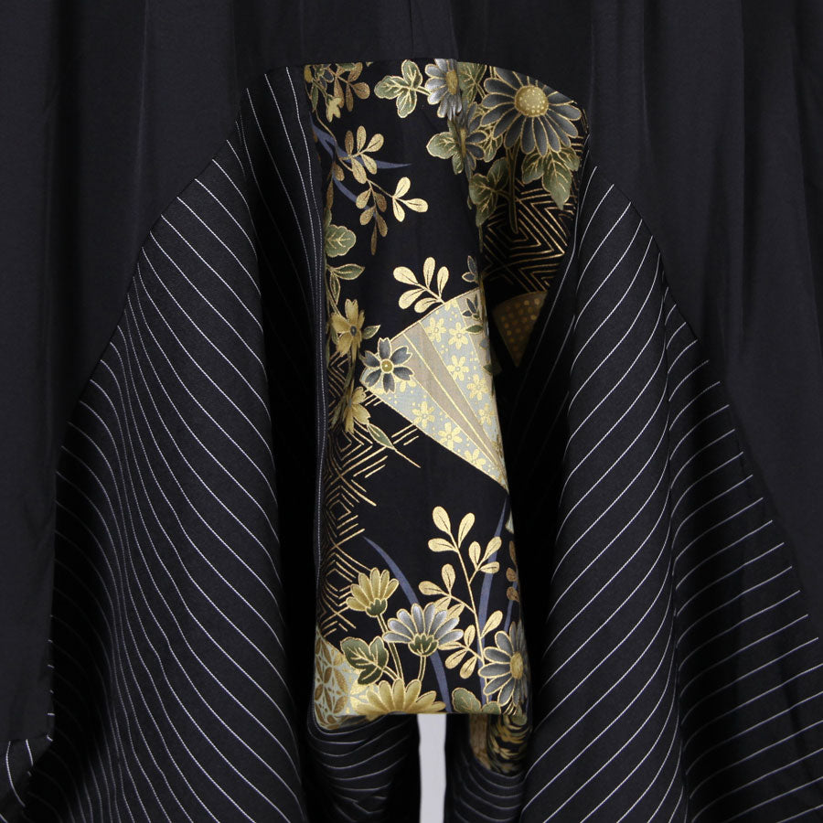 【一点物】TKg 暗闇扇子 変形サルエルパンツ