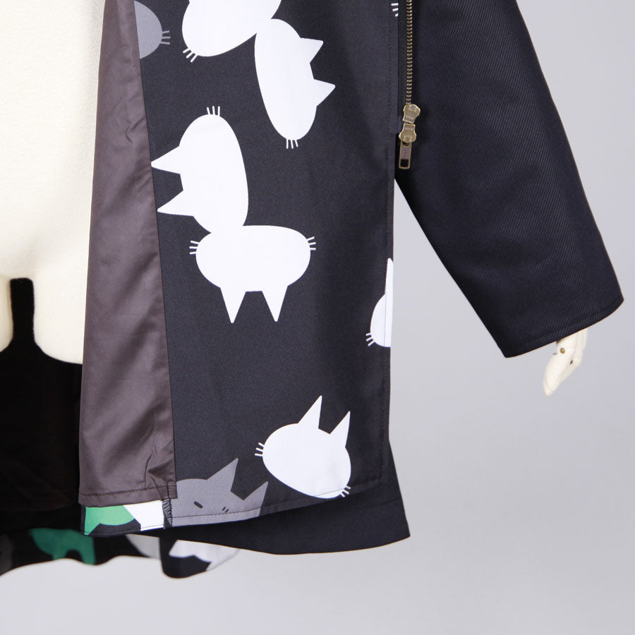 MINT NeKO ドレープライダースジャケット BK