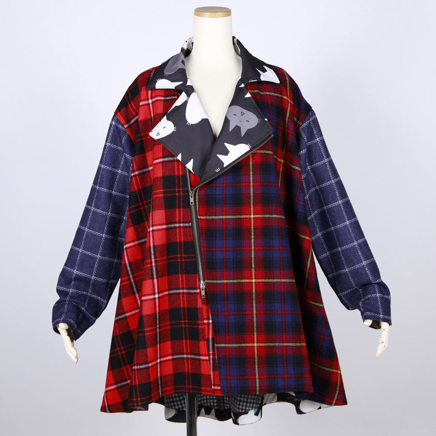 MINT NeKO Drape Riders Jacket / RD-GY