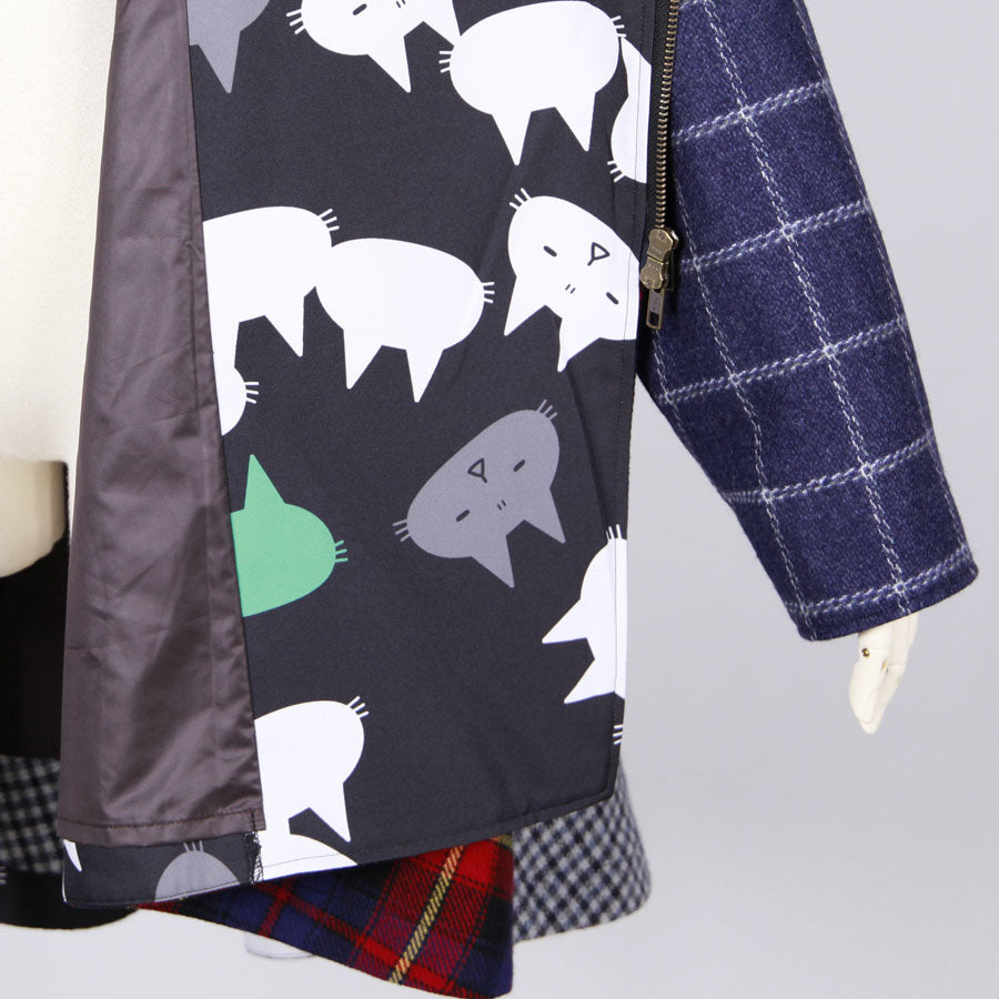 MINT NeKO ドレープライダースジャケット RD-GY