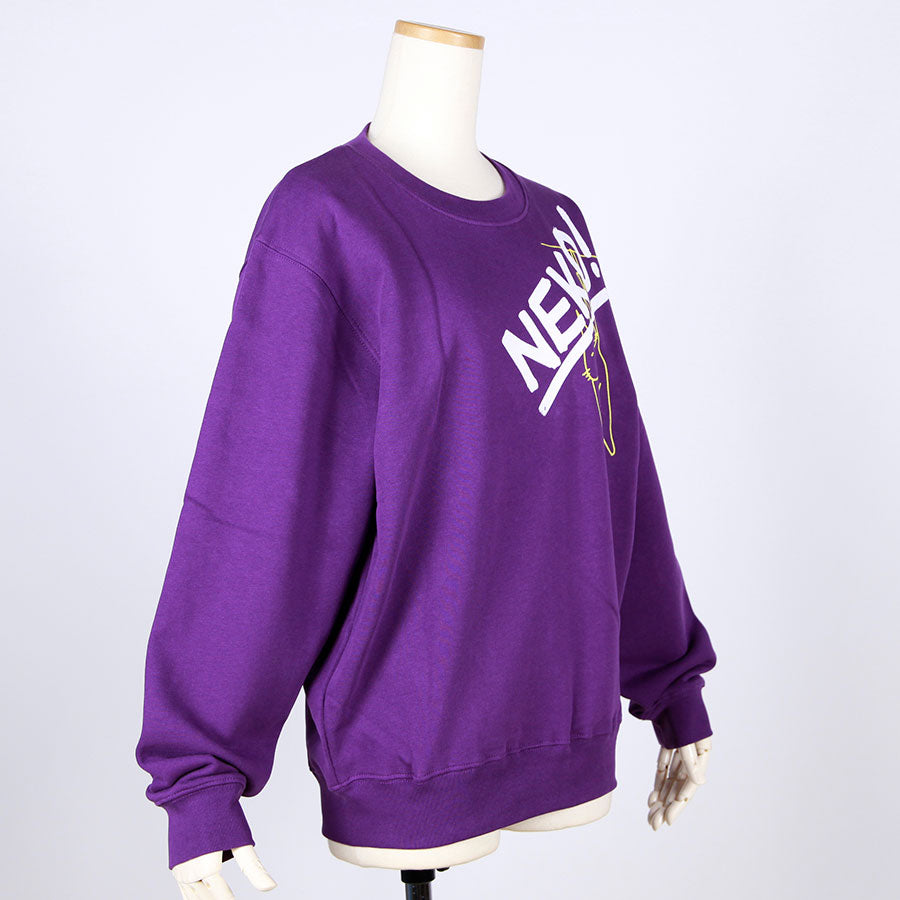 MINT NeKO Wagahai Hanging Sweatshirt / PUR-WH