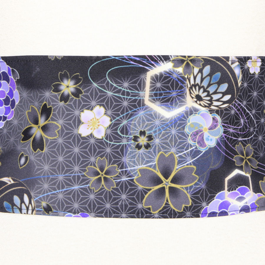 TKg 一点もの和柄帯ベルト E