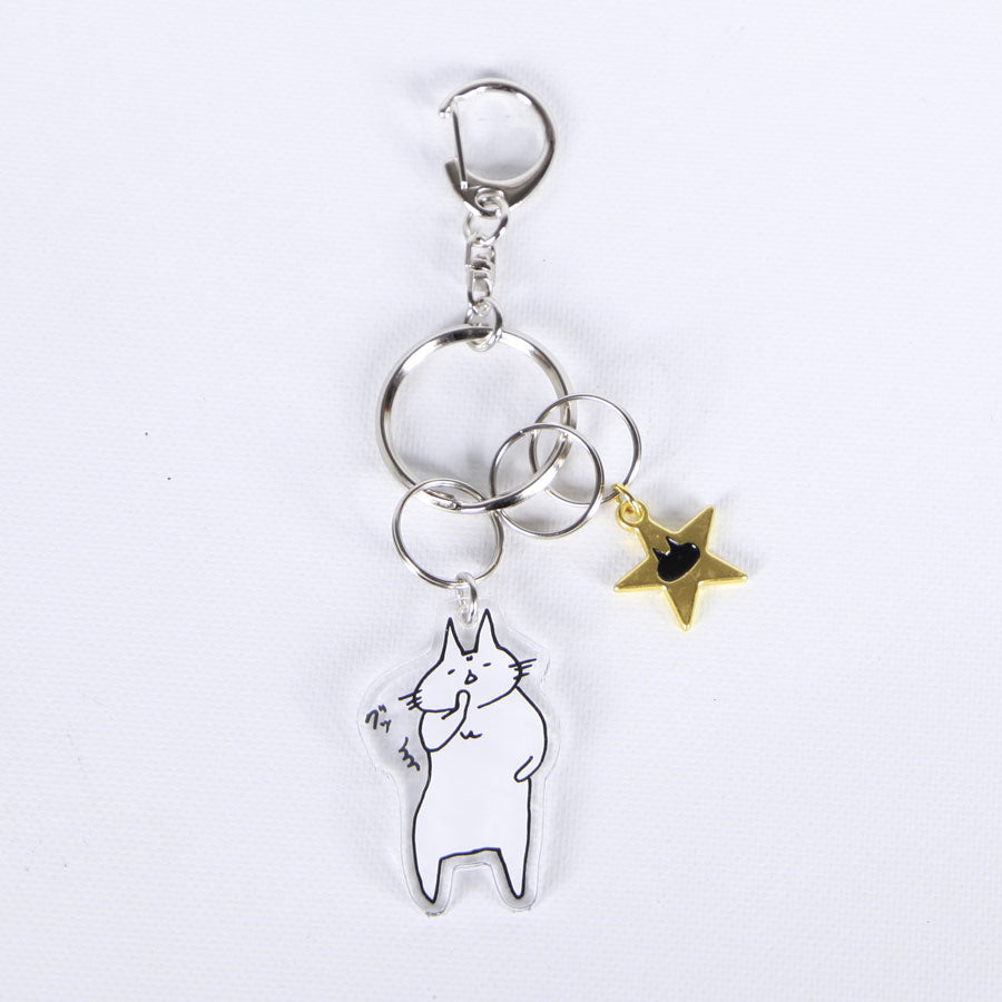 MINT NeKO ガッツポーズキーホルダー