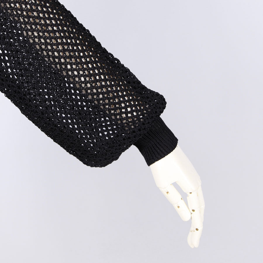 【一点物】TKg 舞い飛ぶ日本の花 透け透けカーディガン