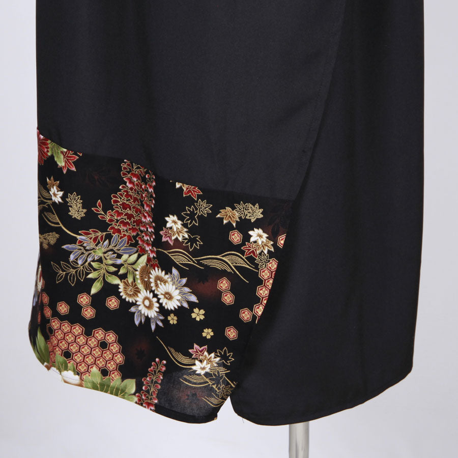 【一点物】TKg 夜の和 ひらひらスカートつきパンツ