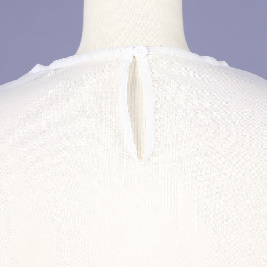 【一点物】TKg 秘色色の藤 透けるトップス