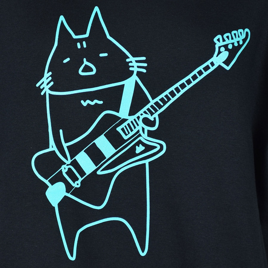 MINT NeKO Bass T-shirt BK-GRN・M