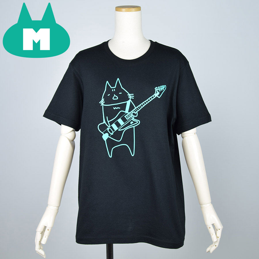 MINT NeKO Bass T-shirt BK-GRN・M