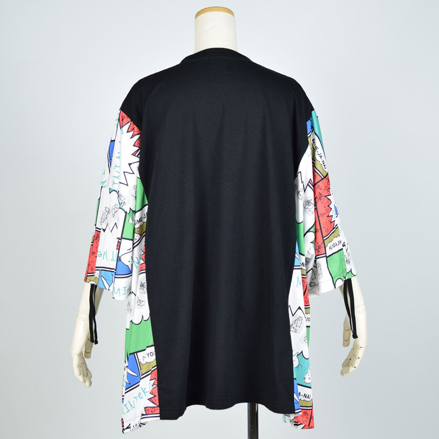 MINT NeKO Gather Sleeve Tops BK-GRN