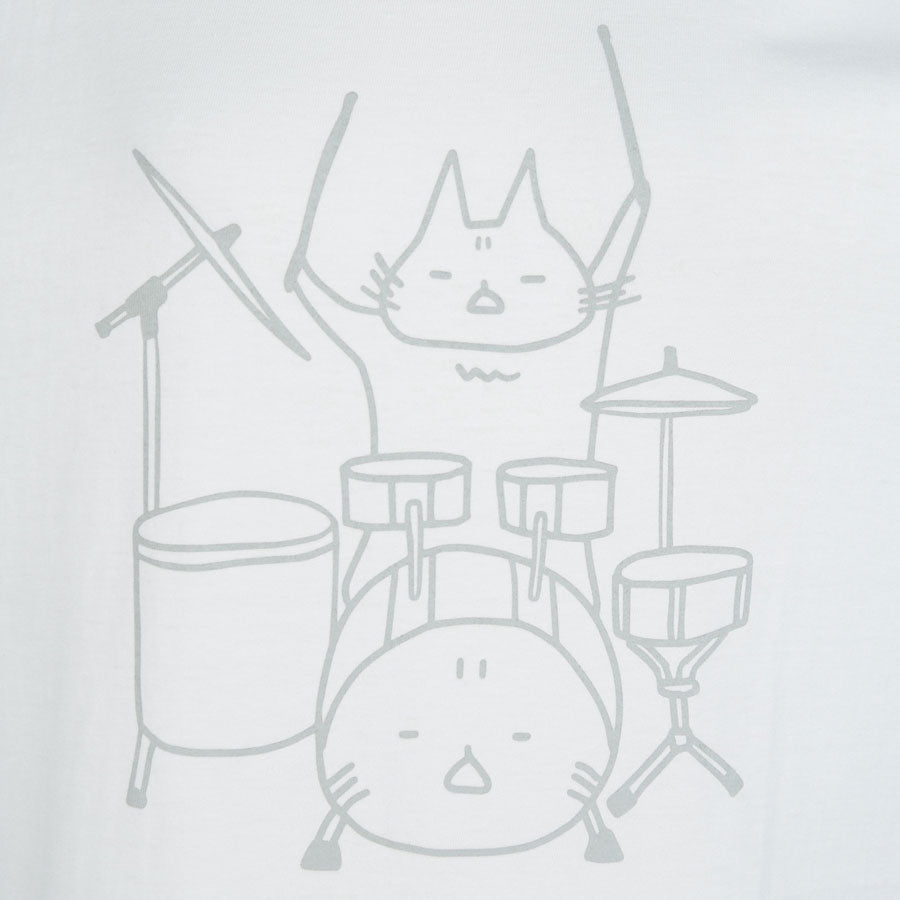 MINT NeKO Tama T -shirt WH ・ L