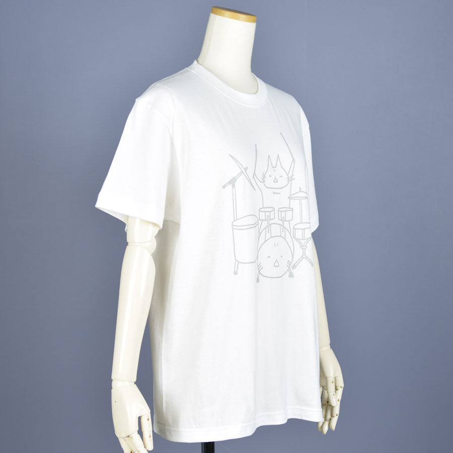 MINT NeKO Tama T -shirt WH ・M