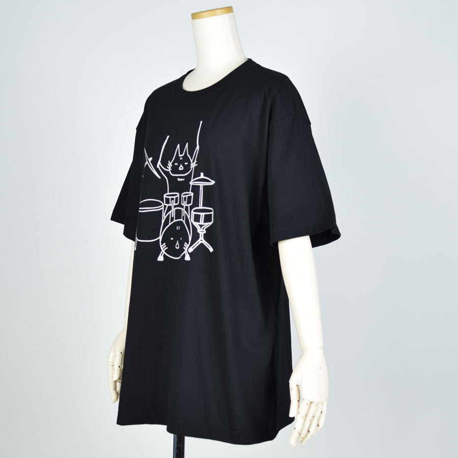 MINT NeKO Tama T -shirt BK ・XL