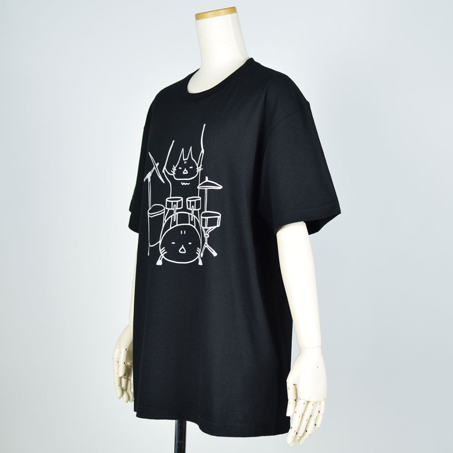 MINT NeKO Tama T -shirt BK ・ L