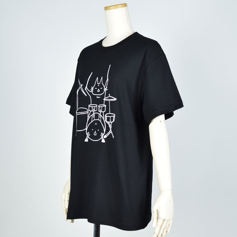 MINT NeKO Tama T -shirt BK ・M