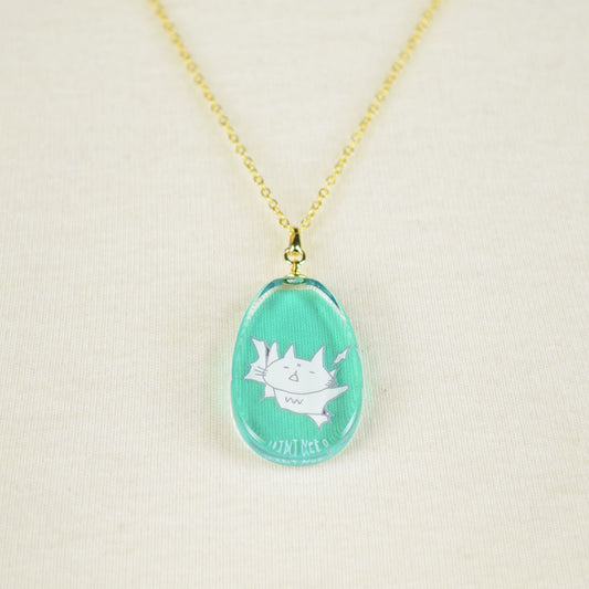 MINT NeKO 飛び出す吾輩ネックレス GRN