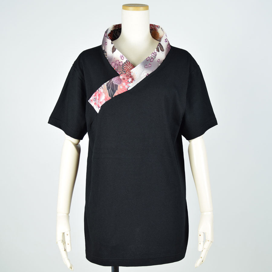 gouk Kimono Collar T -shirt / D