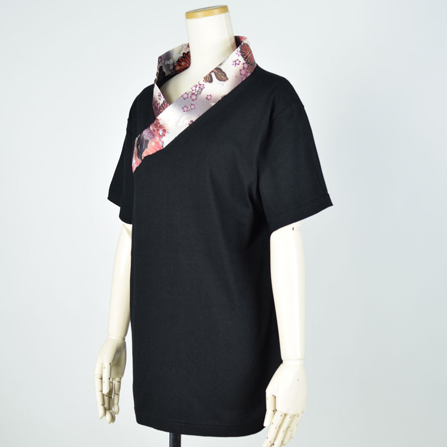 gouk Kimono Collar T -shirt / D