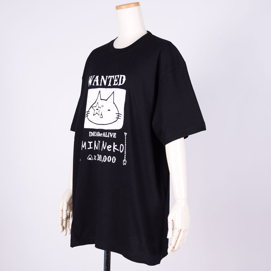 MINT NeKO Paul is the questioner T -shirt BK・XL