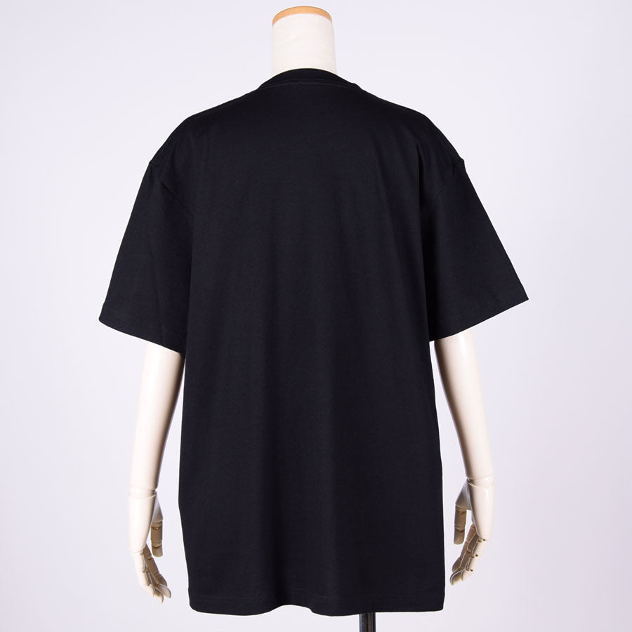 MINT NeKO Paul is the questioner T -shirt BK ・ L