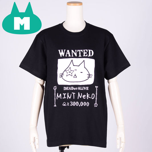 MINT NeKO Paul is the questioner T -shirt BK・M