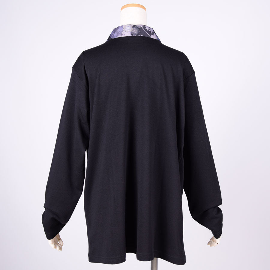 gouk 着物襟メンズ長袖カットソー G