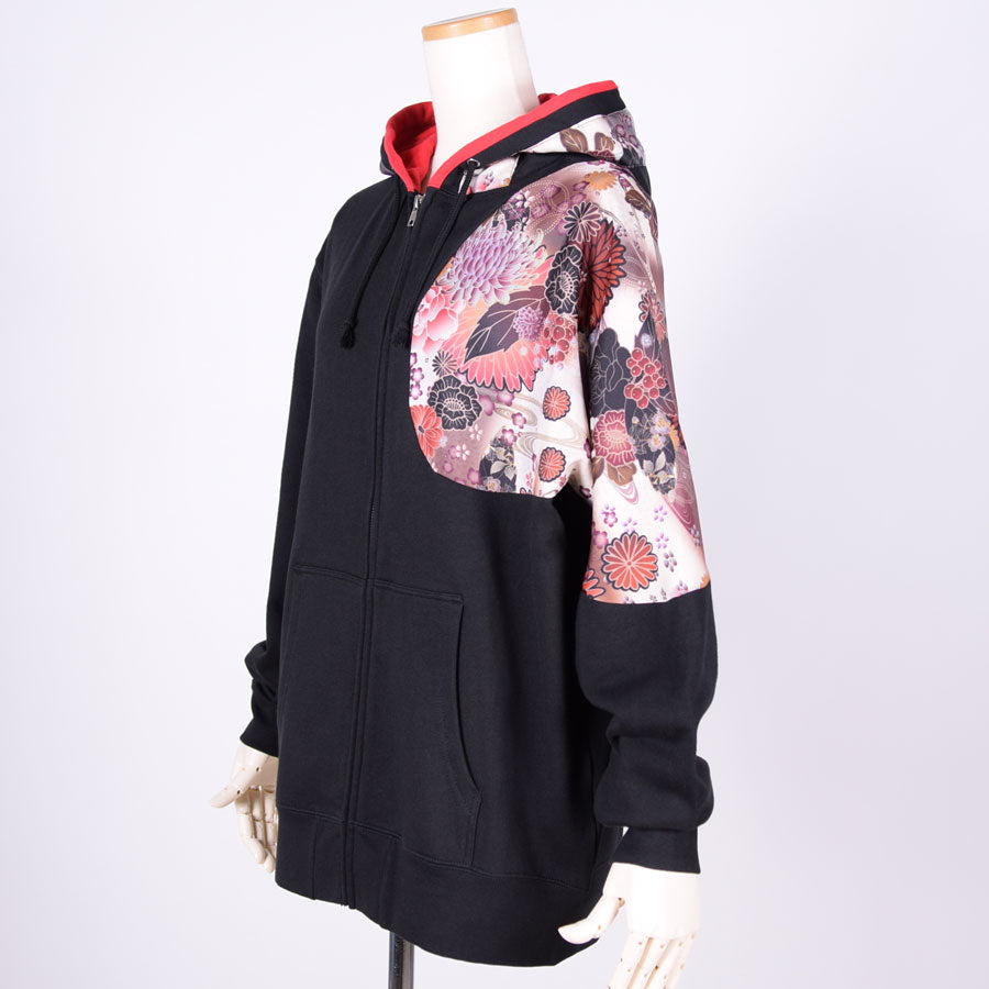 TKg Unique Japanese Pattern Hoodie / C