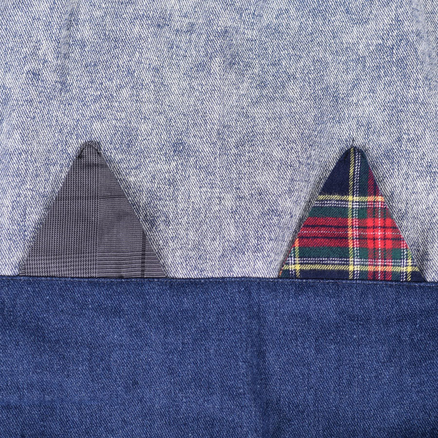 MINT NeKO パッチワークデニムトートバッグ B