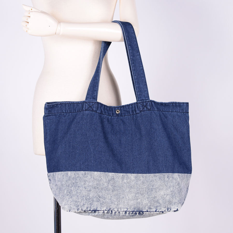MINT NeKO パッチワークデニムトートバッグ A