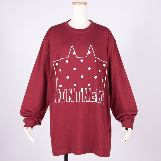 MINT NeKO Dot Logo Long Sleeve T-sh / RD