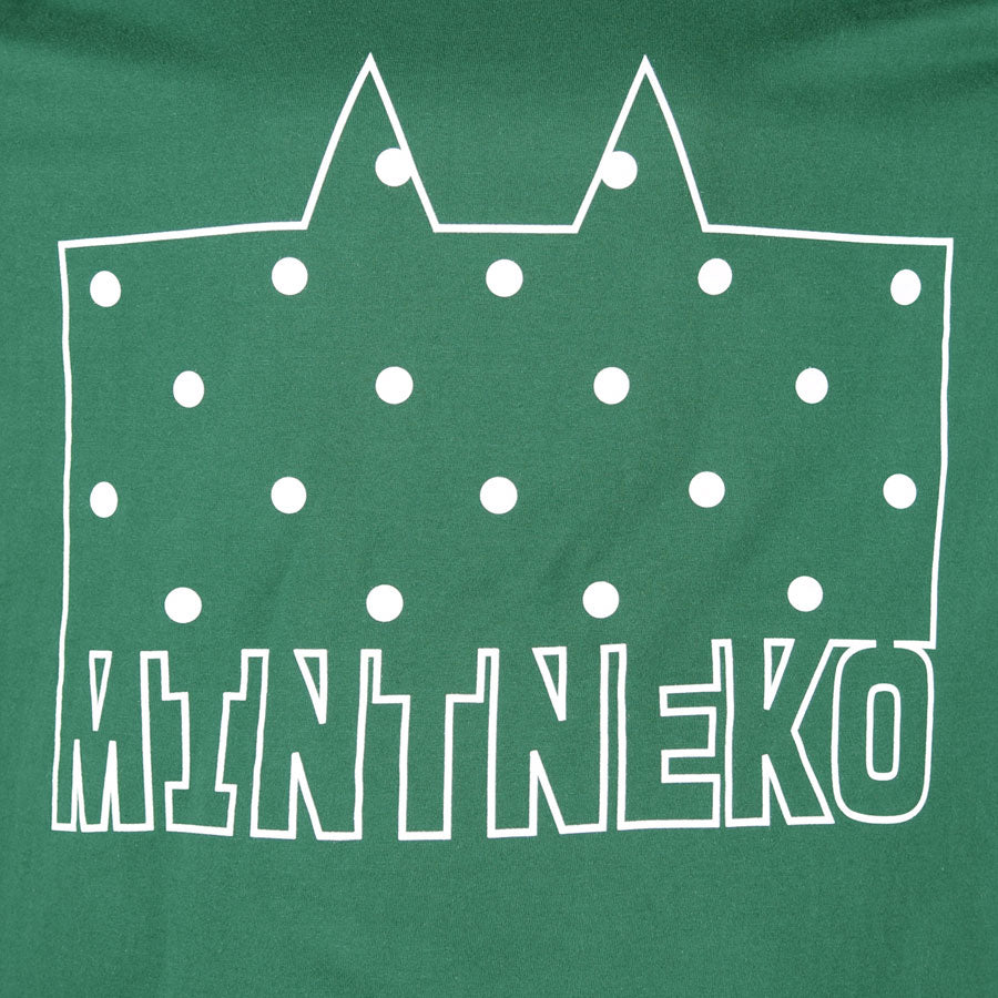 MINT NeKO Dot Logo Long Sleeve T-shirt / GRN